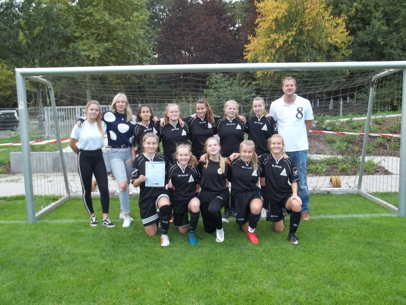 Vizemeister Stadtmeisterschaft Münster 2018 - die Mädchen vom Ratsgymnasium!